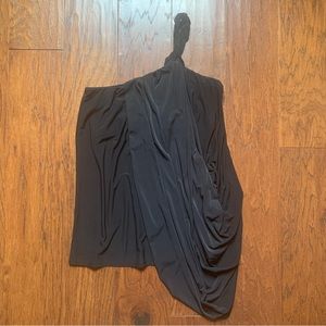 Tbags Los Angeles Braided One Shoulder Top | Size XS